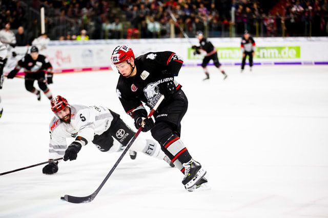 two ice hockey players